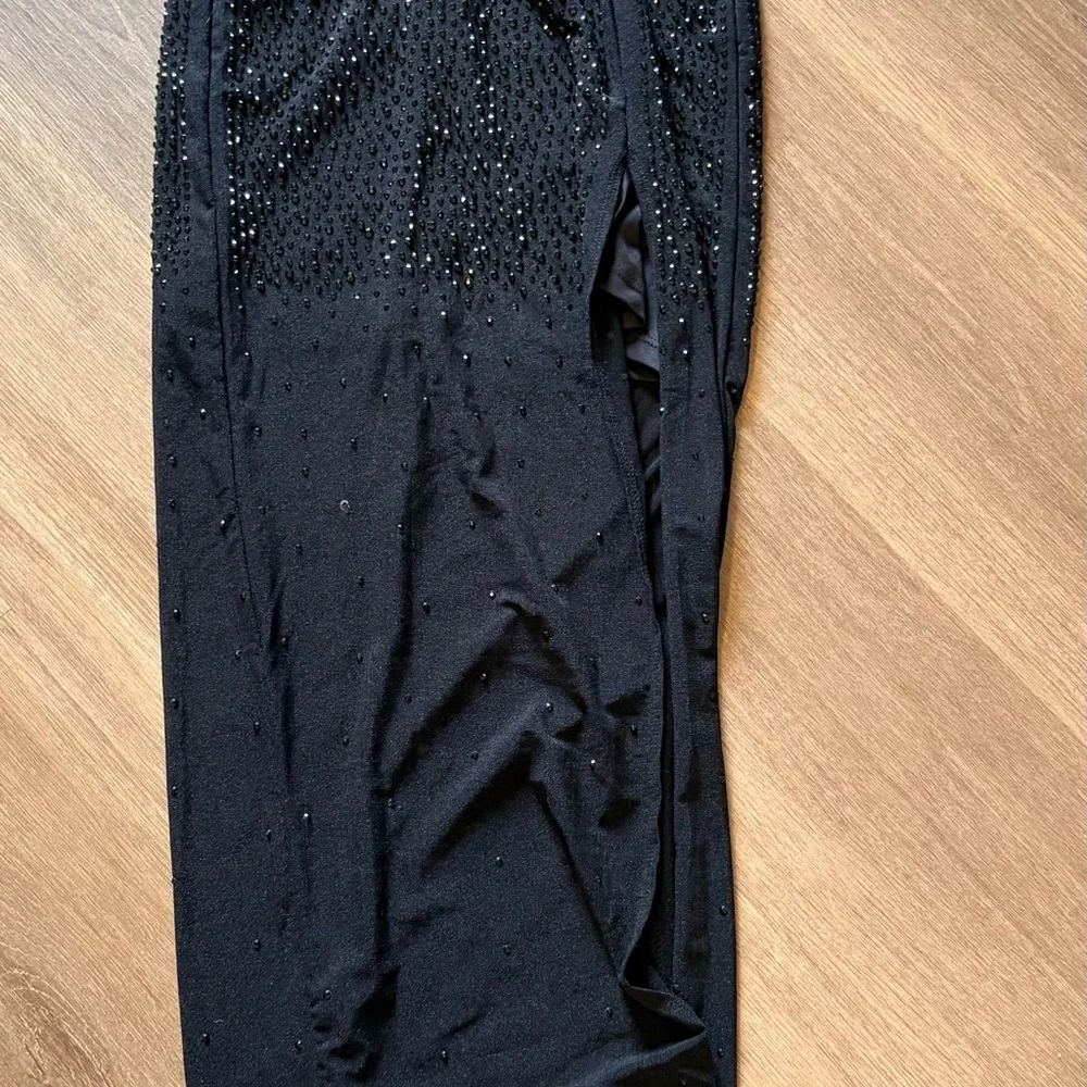 Taylor Corset Rhinestone Mesh Formal Dress size S - Picture 7 of 9